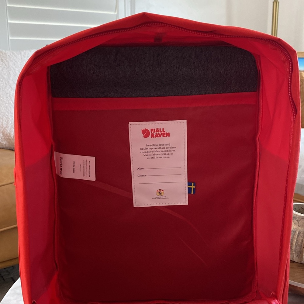 Kånken Red Backpack - Picture 6 of 6
